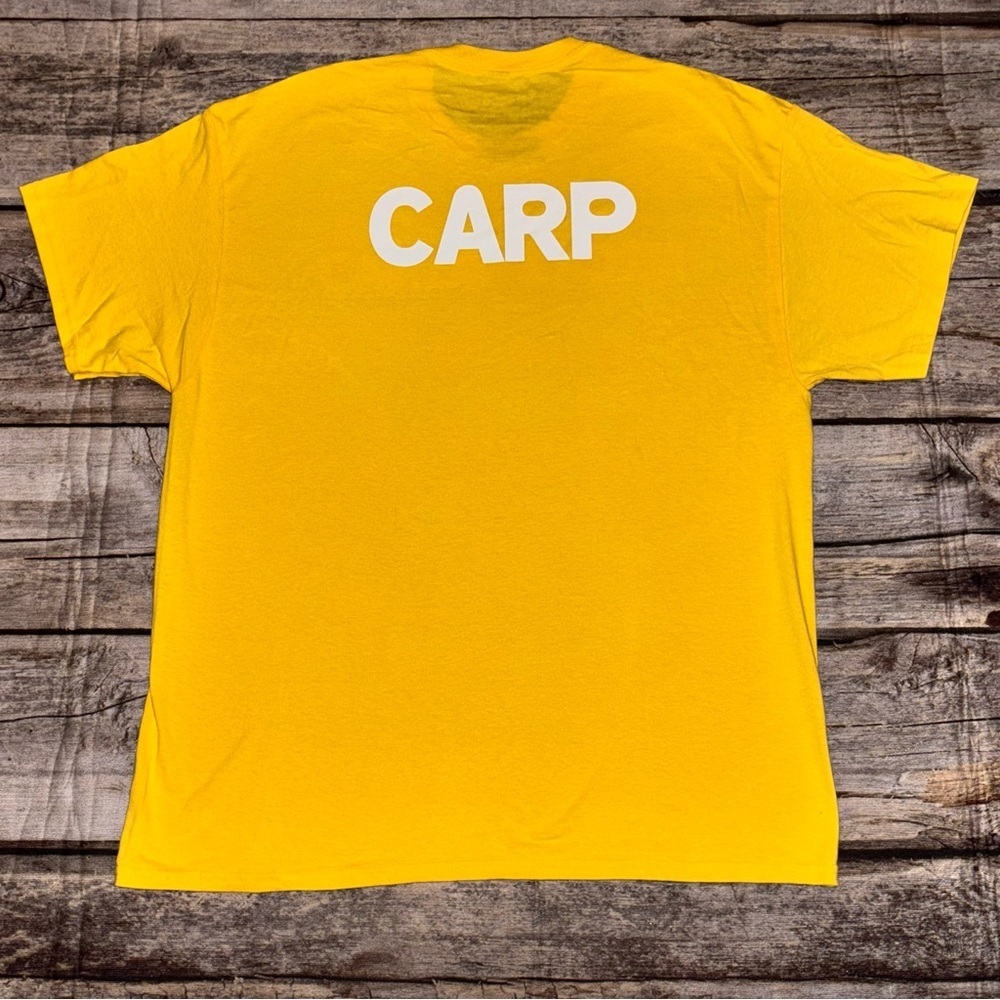 Nicki Minaj Pink Friday 2 World Tour Yellow Staff Carp T Shirt Men’s Sz XL New - Picture 6 of 7